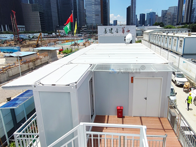 工地集裝箱房-打包箱 應運而生的“工地標配”