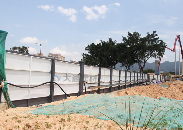 東莞長安建筑工地圍擋哪家好？選擇大通烤漆圍擋A類-東莞-深圳市大通建材有限公司鋼圍擋生產定制廠家